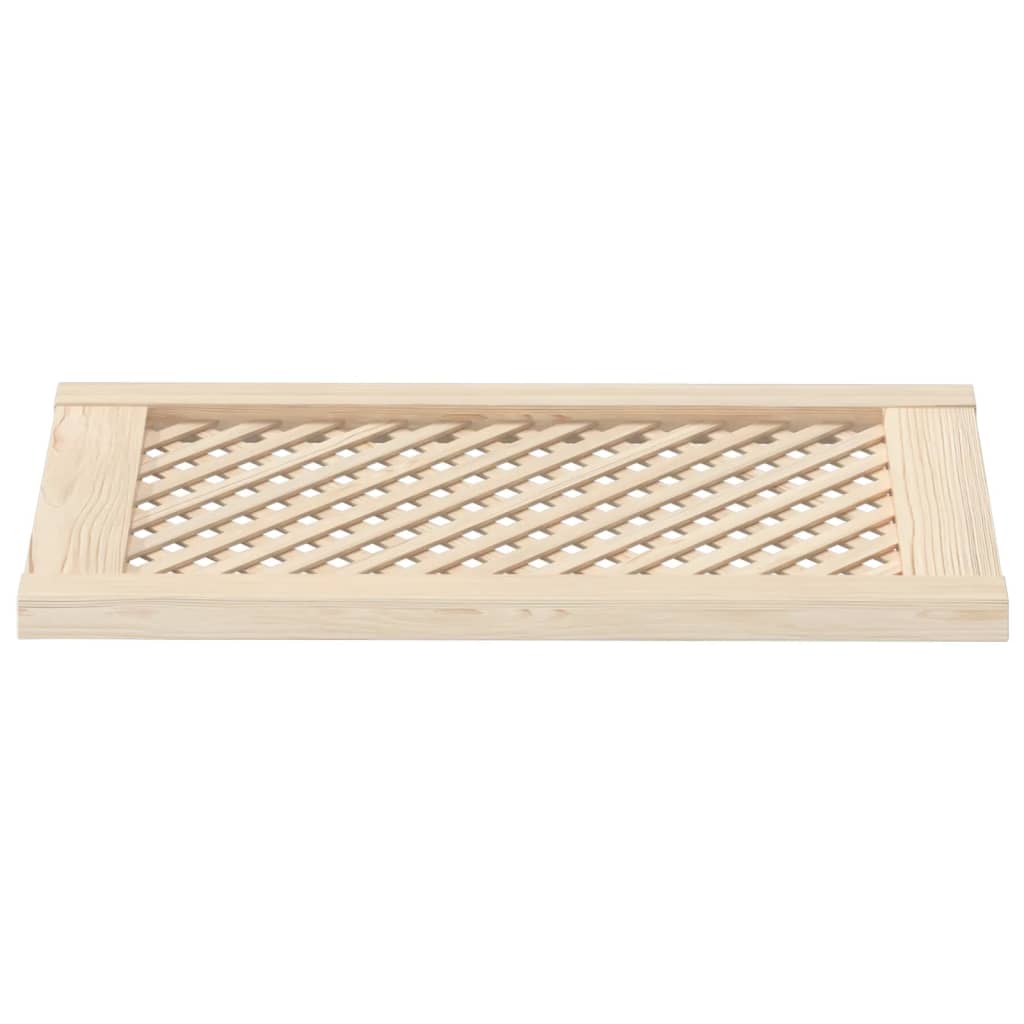 Kastdeuren Met Latwerk 39,5X69 Cm Massief Grenenhout 39.5 x 69 cm