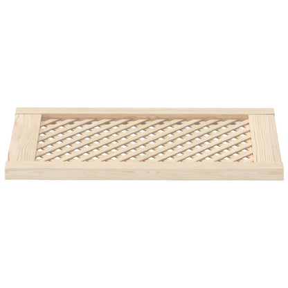 Kastdeuren Met Latwerk 39,5X69 Cm Massief Grenenhout 39.5 x 69 cm