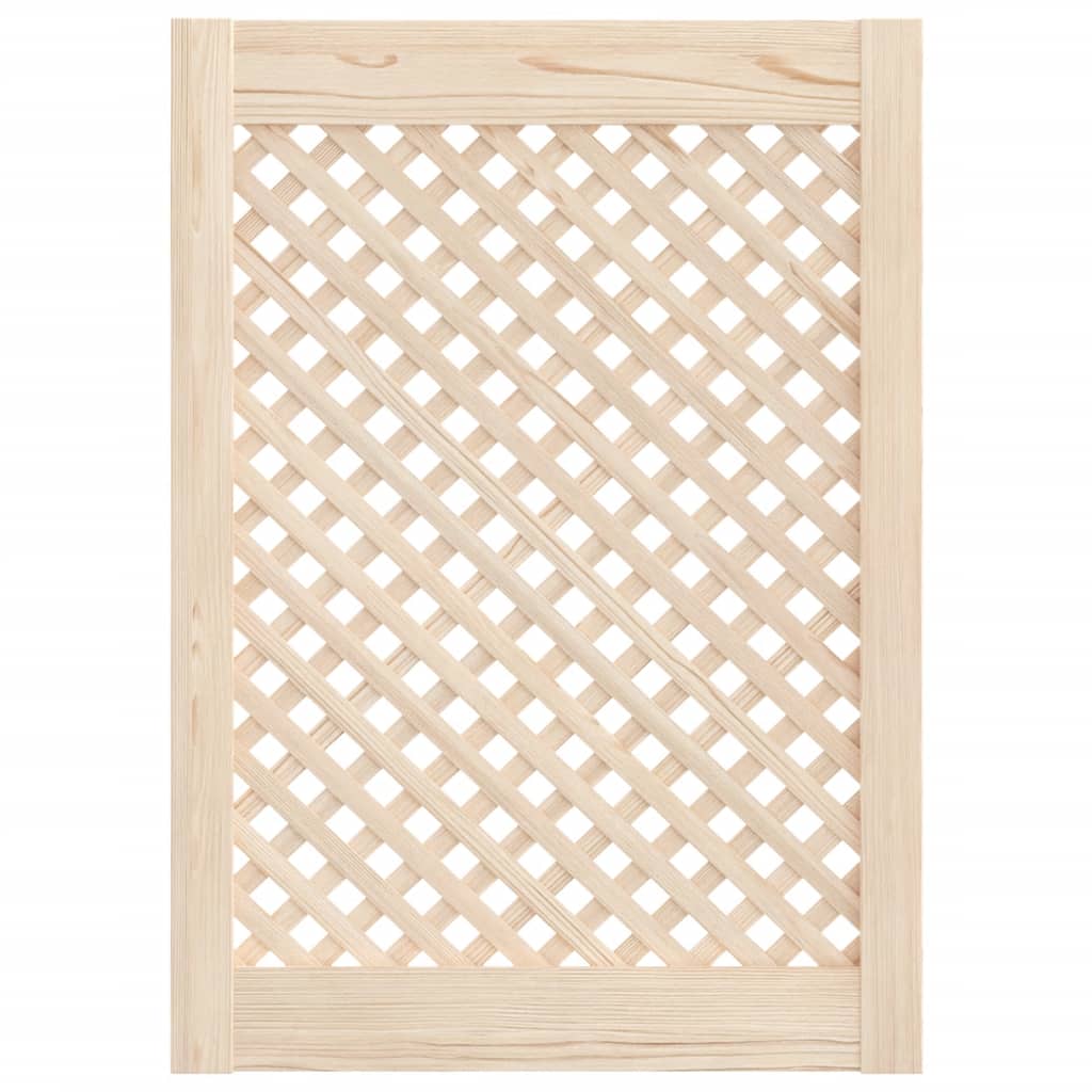 Kastdeuren Met Latwerk 49,5X69 Cm Massief Grenenhout 49.5 x 69 cm