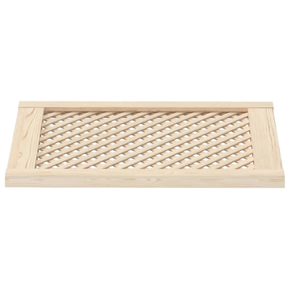 Kastdeuren Met Latwerk 49,5X69 Cm Massief Grenenhout 49.5 x 69 cm