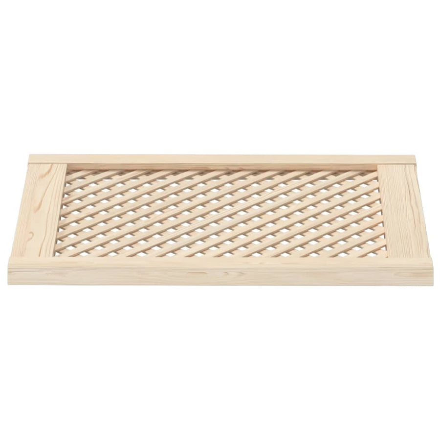 Kastdeuren Met Latwerk 49,5X69 Cm Massief Grenenhout 49.5 x 69 cm
