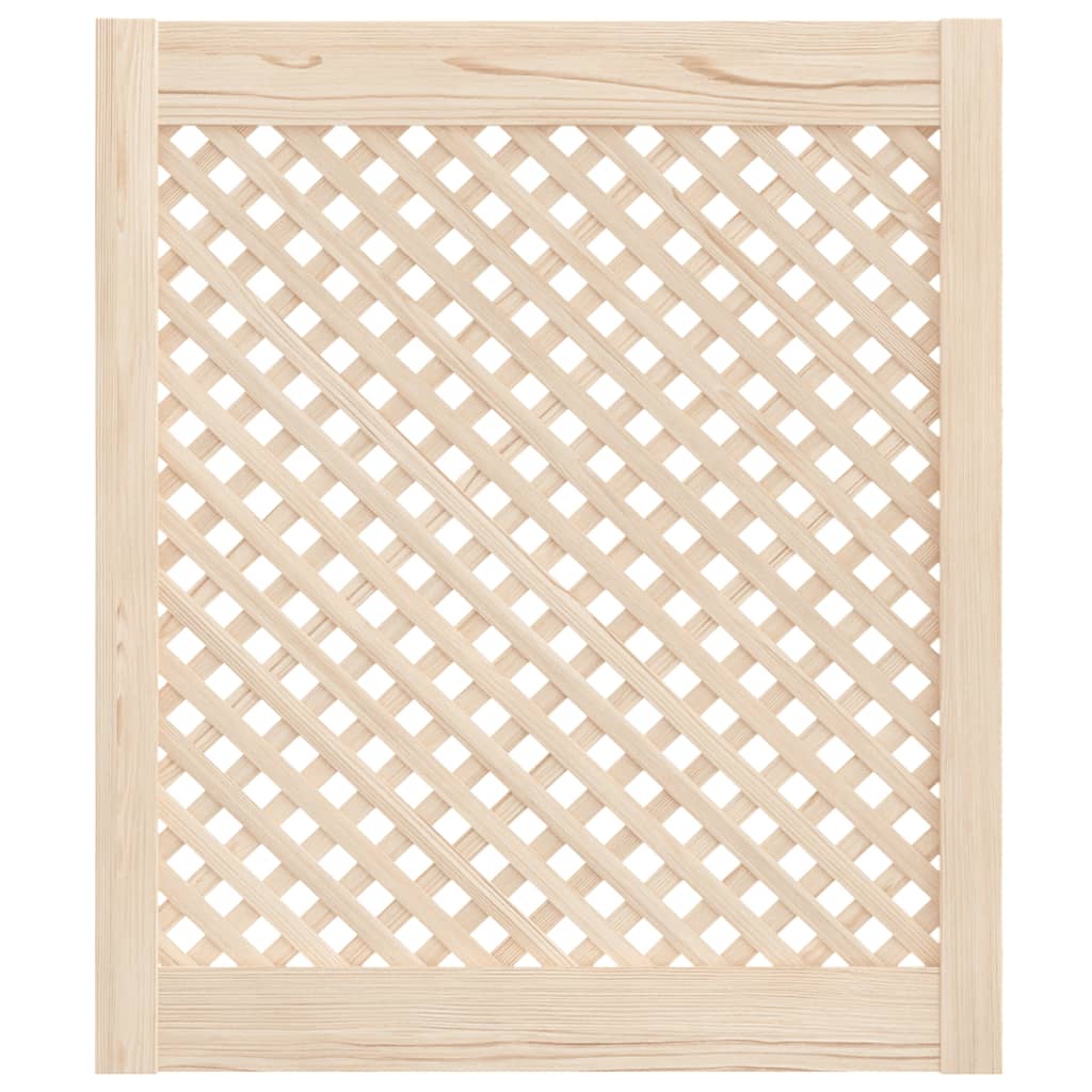Kastdeuren Met Latwerk 59,5X69 Cm Massief Grenenhout 59.5 x 69 cm