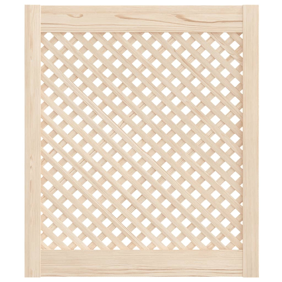 Kastdeuren Met Latwerk 59,5X69 Cm Massief Grenenhout 59.5 x 69 cm
