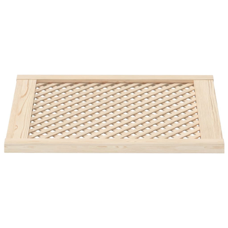 Kastdeuren Met Latwerk 59,5X69 Cm Massief Grenenhout 59.5 x 69 cm