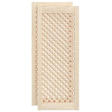 Kastdeuren Met Latwerk 2 St 39,5X99 Cm Massief Grenenhout Gerookt Eiken