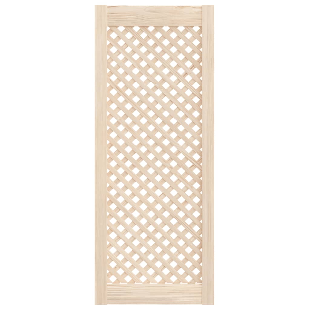 Kastdeuren Met Latwerk 2 St 39,5X99 Cm Massief Grenenhout Gerookt Eiken