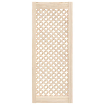 Kastdeuren Met Latwerk 2 St 39,5X99 Cm Massief Grenenhout Gerookt Eiken