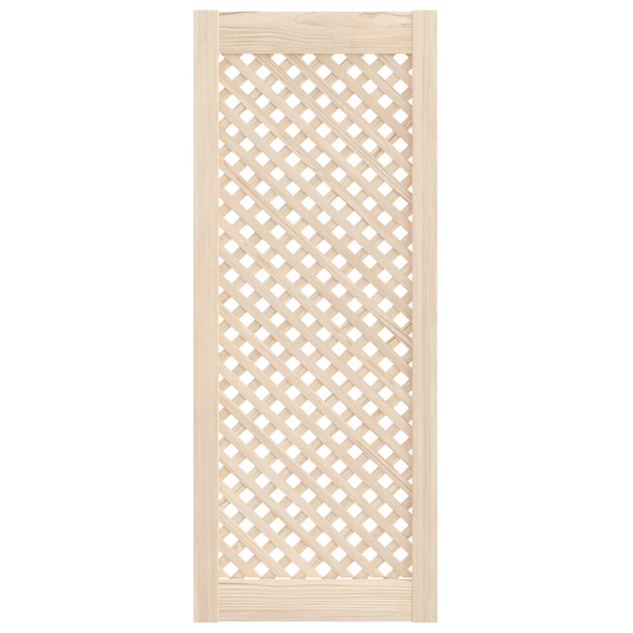 Kastdeuren Met Latwerk 2 St 39,5X99 Cm Massief Grenenhout Gerookt Eiken