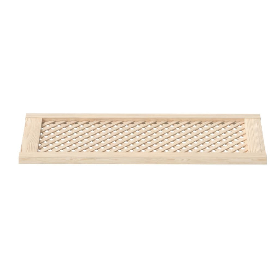 Kastdeuren Met Latwerk 2 St 39,5X99 Cm Massief Grenenhout Gerookt Eiken