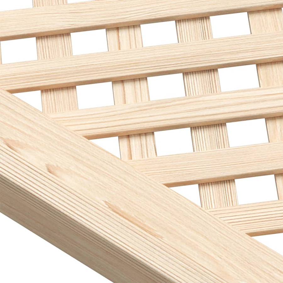 Kastdeuren Met Latwerk 2 St 39,5X99 Cm Massief Grenenhout Gerookt Eiken