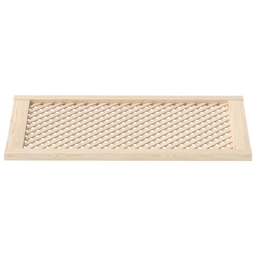 Kastdeuren Met Latwerk 49,5X99 Cm Massief Grenenhout 49.5 x 99 cm