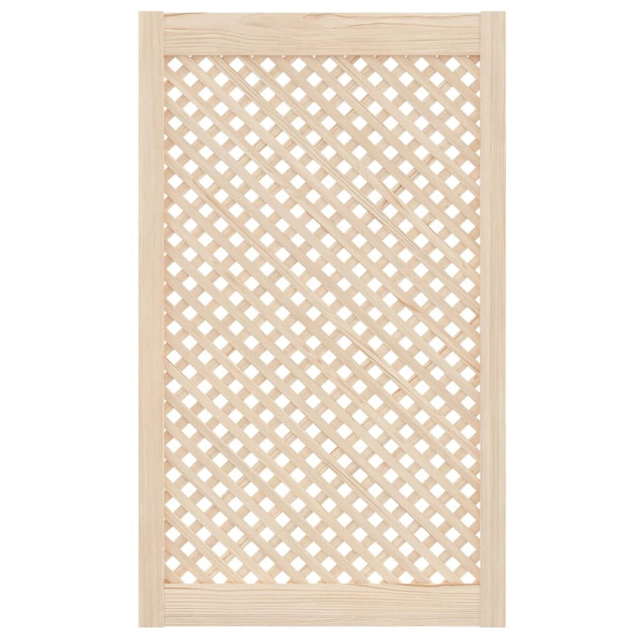 Kastdeuren Met Latwerk 59,5X99 Cm Massief Grenenhout 59.5 x 99 cm