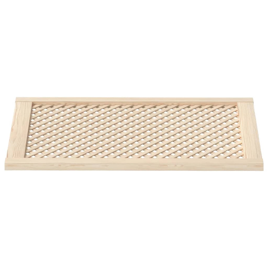 Kastdeuren Met Latwerk 59,5X99 Cm Massief Grenenhout 59.5 x 99 cm