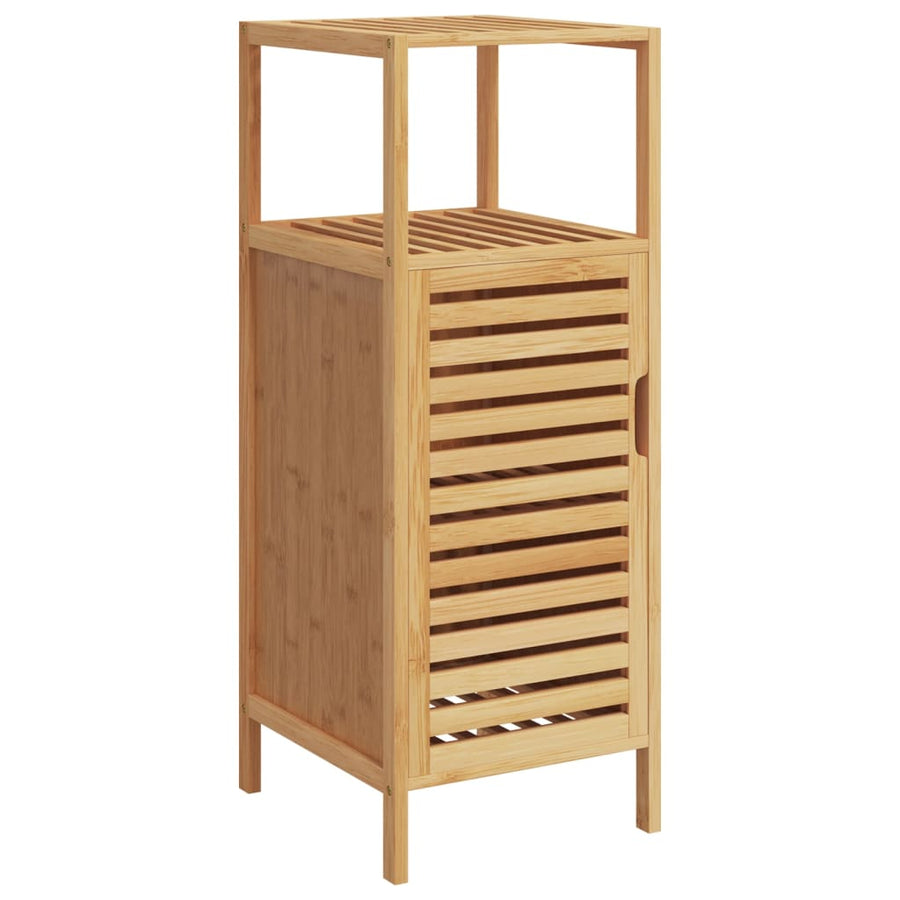 Badkamerkastje Met Schap 36X33X87 Cm Bamboe