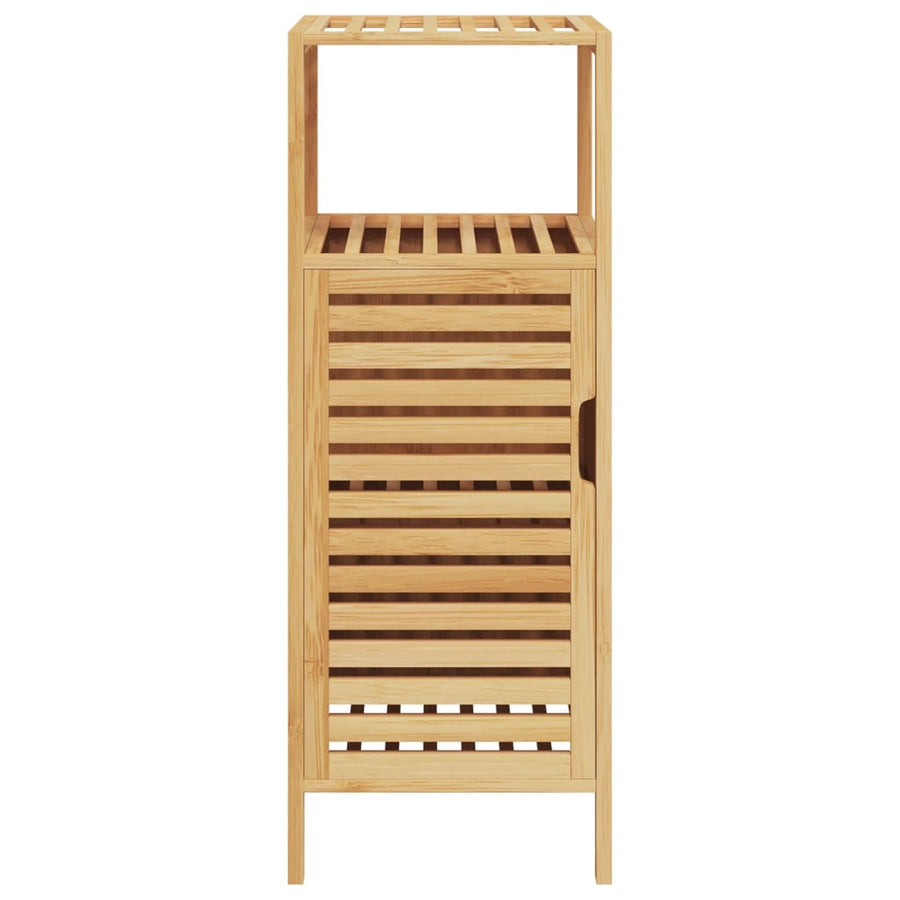 Badkamerkastje Met Schap 36X33X87 Cm Bamboe