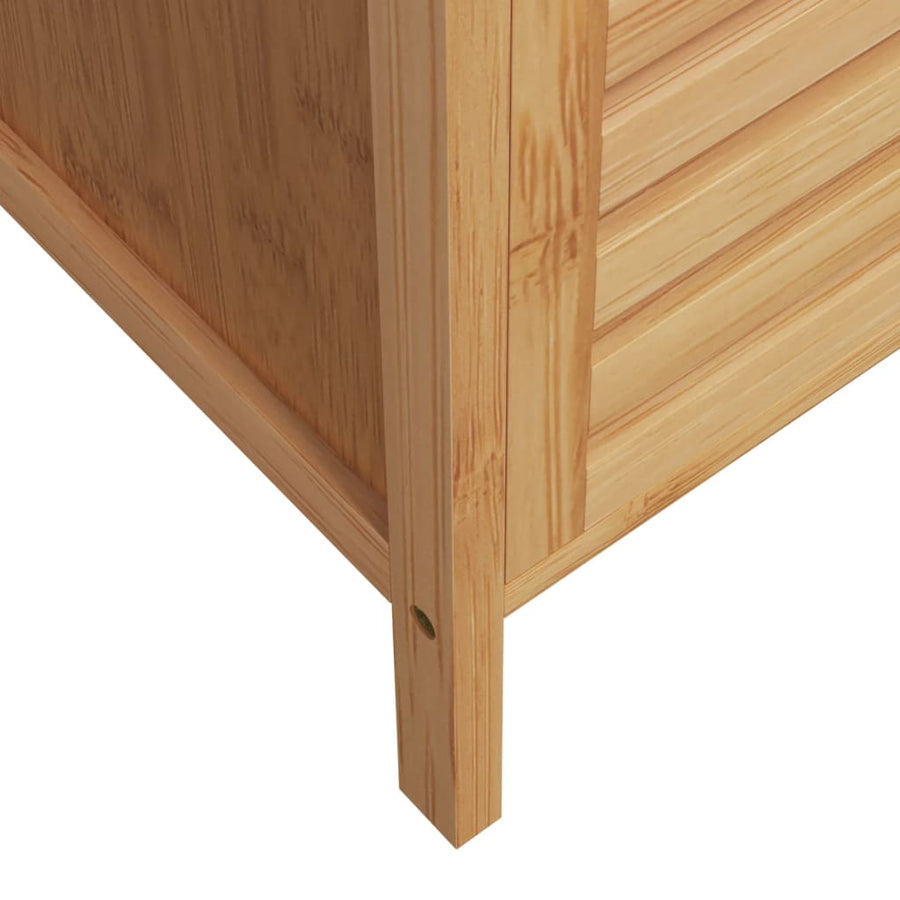Badkamerkastje Met Schap 36X33X87 Cm Bamboe