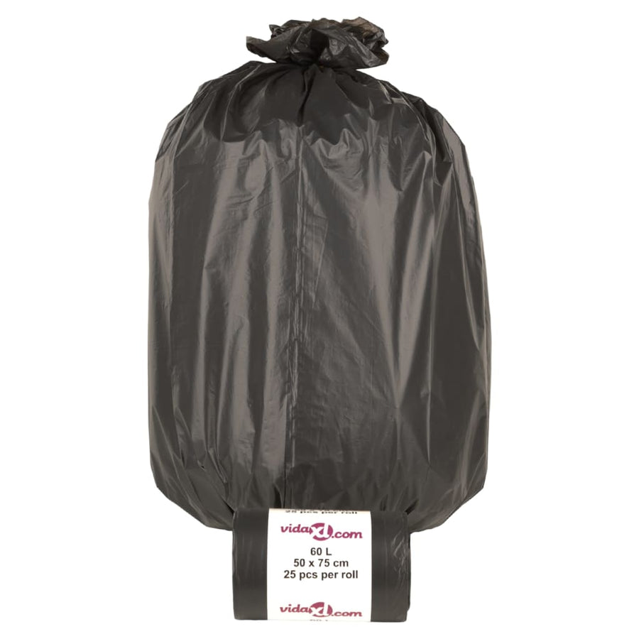 Vuilniszakken 250 St 60 L Zwart