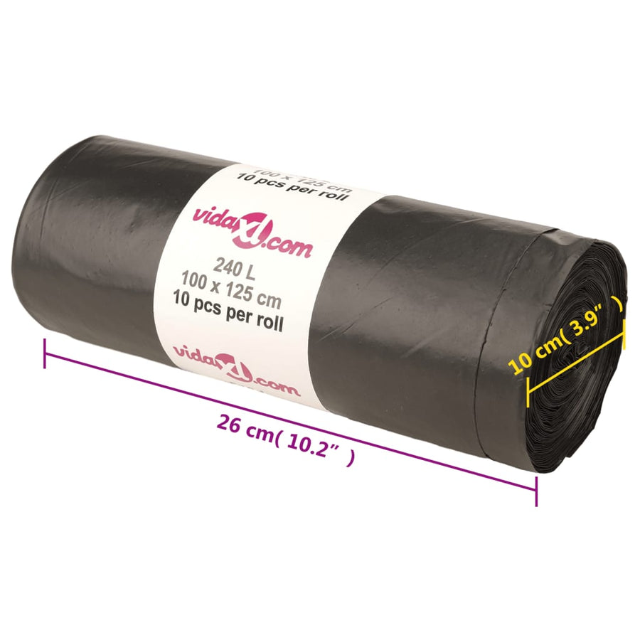 Vuilniszakken 150 St 240 L Zwart
