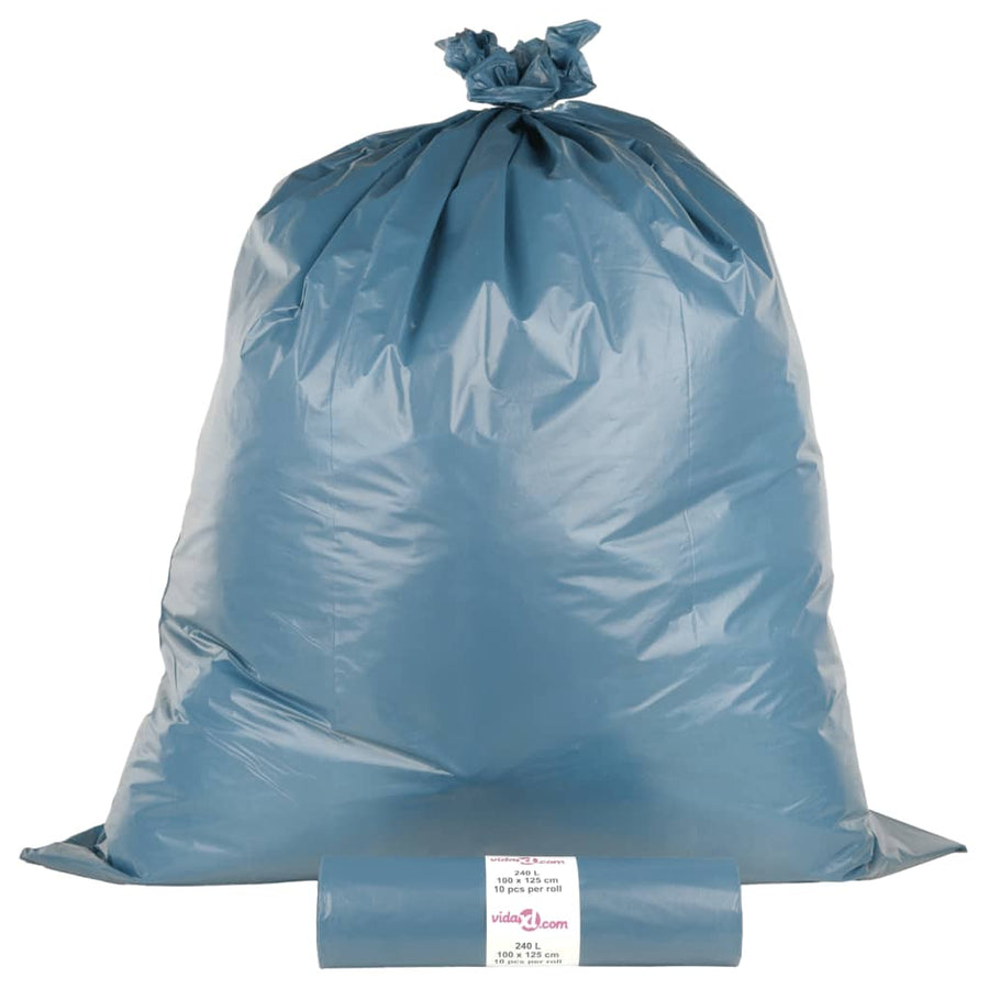 Vuilniszakken 100 St 240 L Blauw