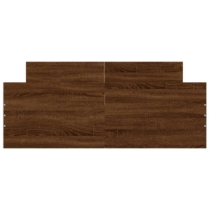 Bedframe Hoofd- En Voeteneinde Ig 120 x 200 cm bruin eikenkleur
