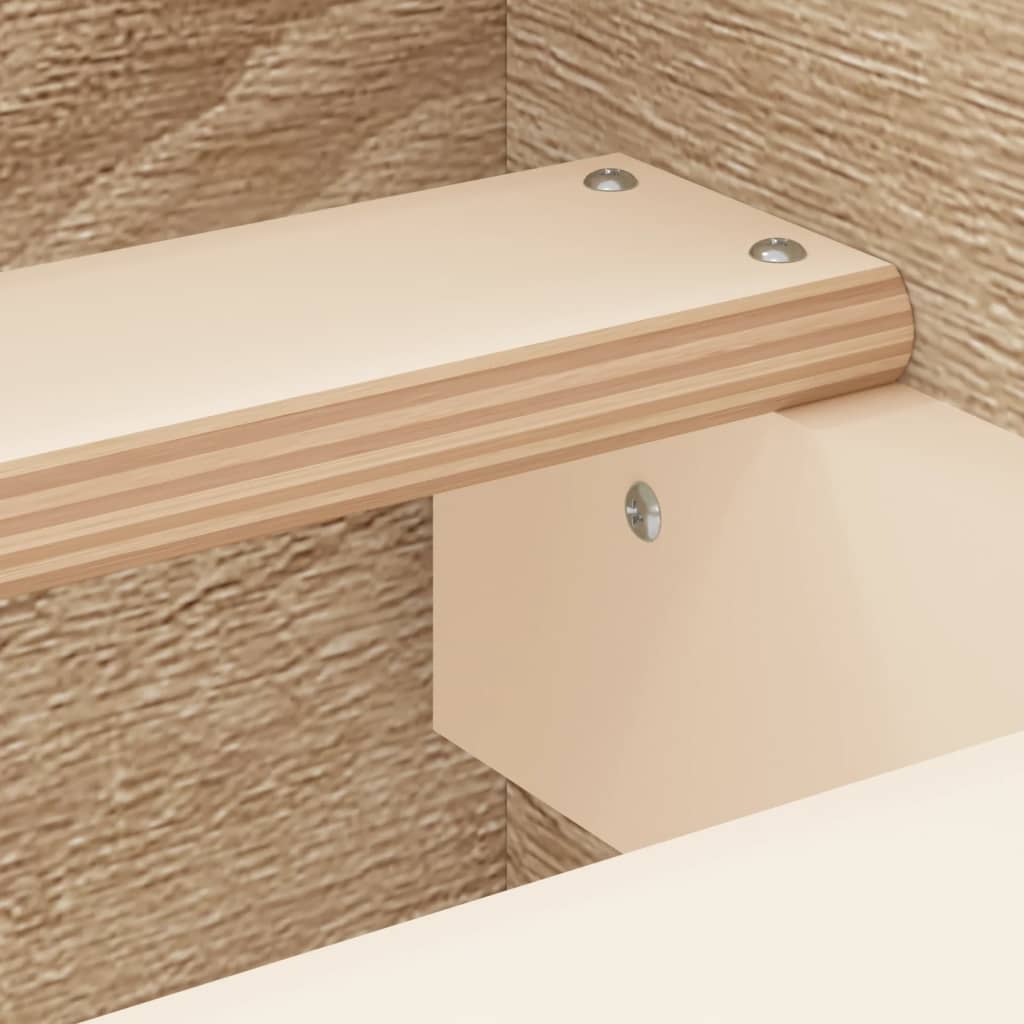 Bedframe Met Hoofd- En Voeteneinde Kleur 140 x 200 cm Sonoma eiken