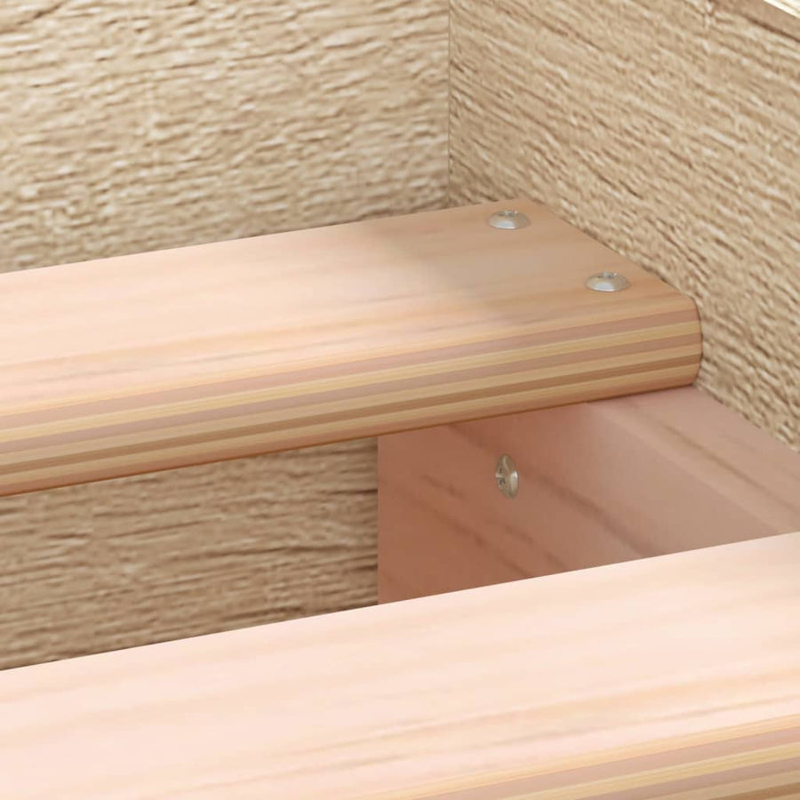 Bedframe Met Hoofd- En Voeteneinde Kleur 150 x 200 cm Sonoma eiken