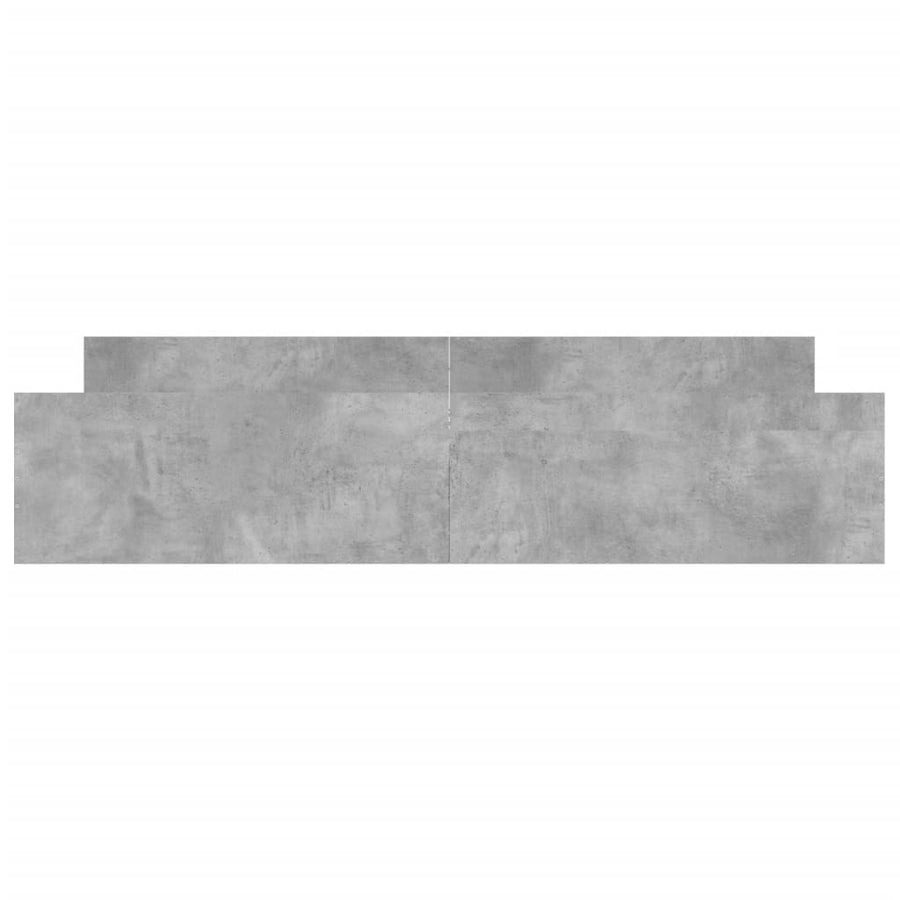 Bedframe Met Hoofd- En Voeteneinde 180 x 200 cm Betongrijs
