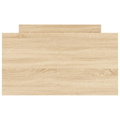 Bedframe Met Hoofd- En Voeteneinde Kleur 100 x 200 cm Sonoma eiken