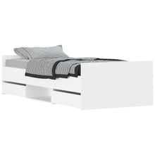Bedframe Met Hoofd- En Voeteneinde 90 x 190 cm Wit