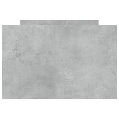 Bedframe Met Hoofd- En Voeteneinde 75 x 190 cm Betongrijs