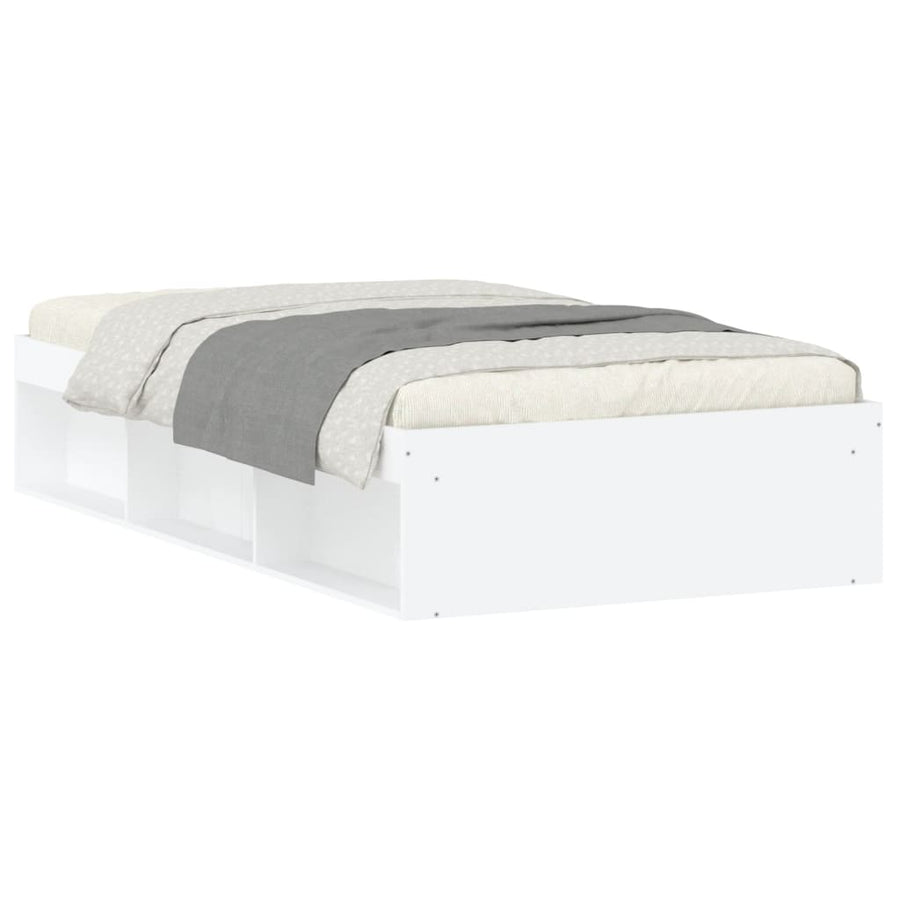 Bedframe 90 x 200 cm Wit