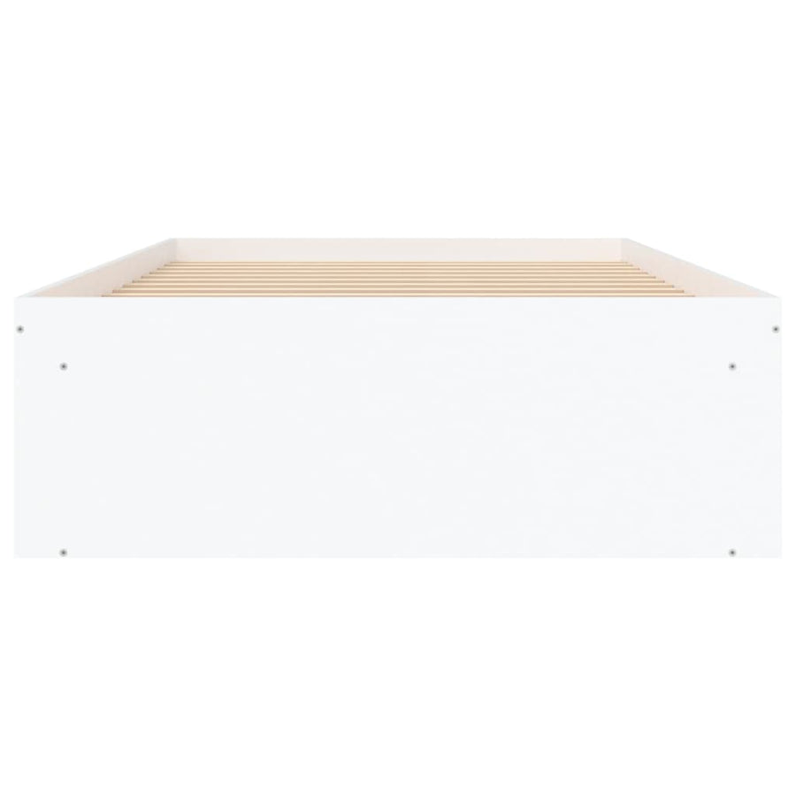 Bedframe 90 x 200 cm Wit