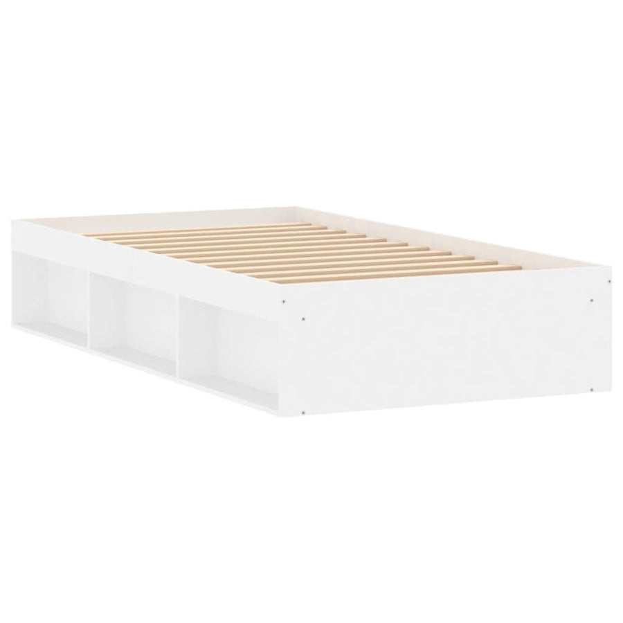 Bedframe 90 x 200 cm Wit