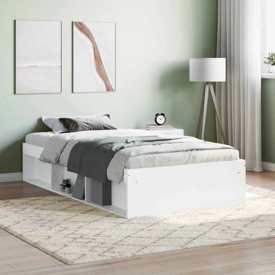 Bedframe 90 x 200 cm Wit