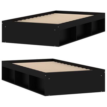 Bedframe 90 x 200 cm Zwart