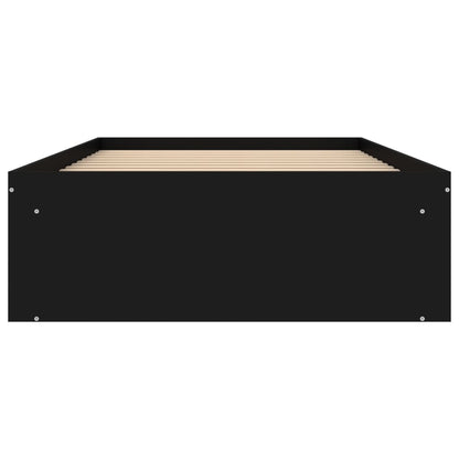Bedframe 90 x 200 cm Zwart