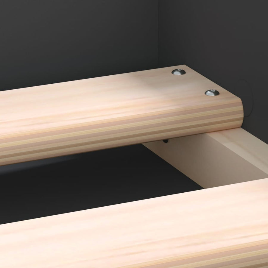 Bedframe 90 x 200 cm Zwart