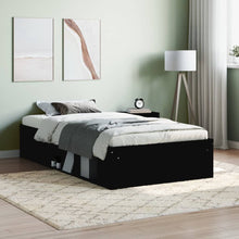 Bedframe 90 x 200 cm Zwart