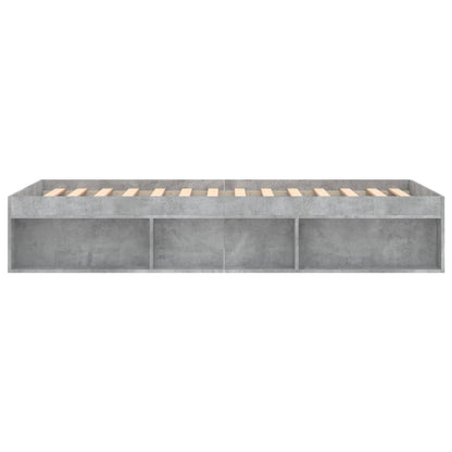 Bedframe 90 x 200 cm Betongrijs