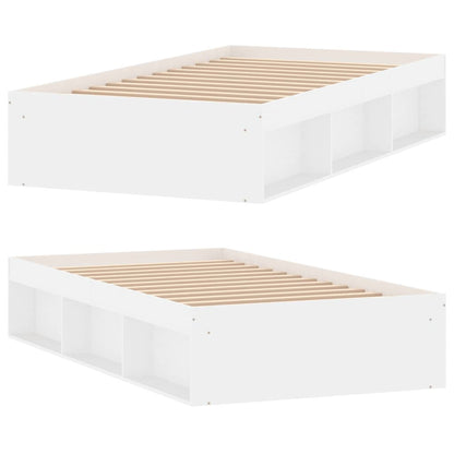 Bedframe 100 x 200 cm Wit