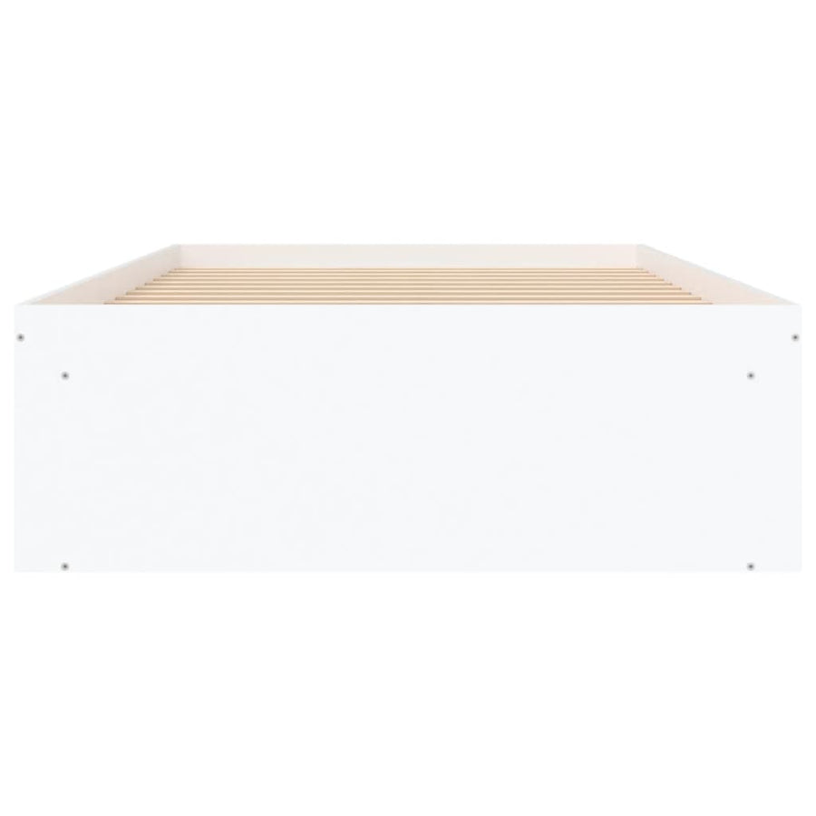 Bedframe 100 x 200 cm Wit