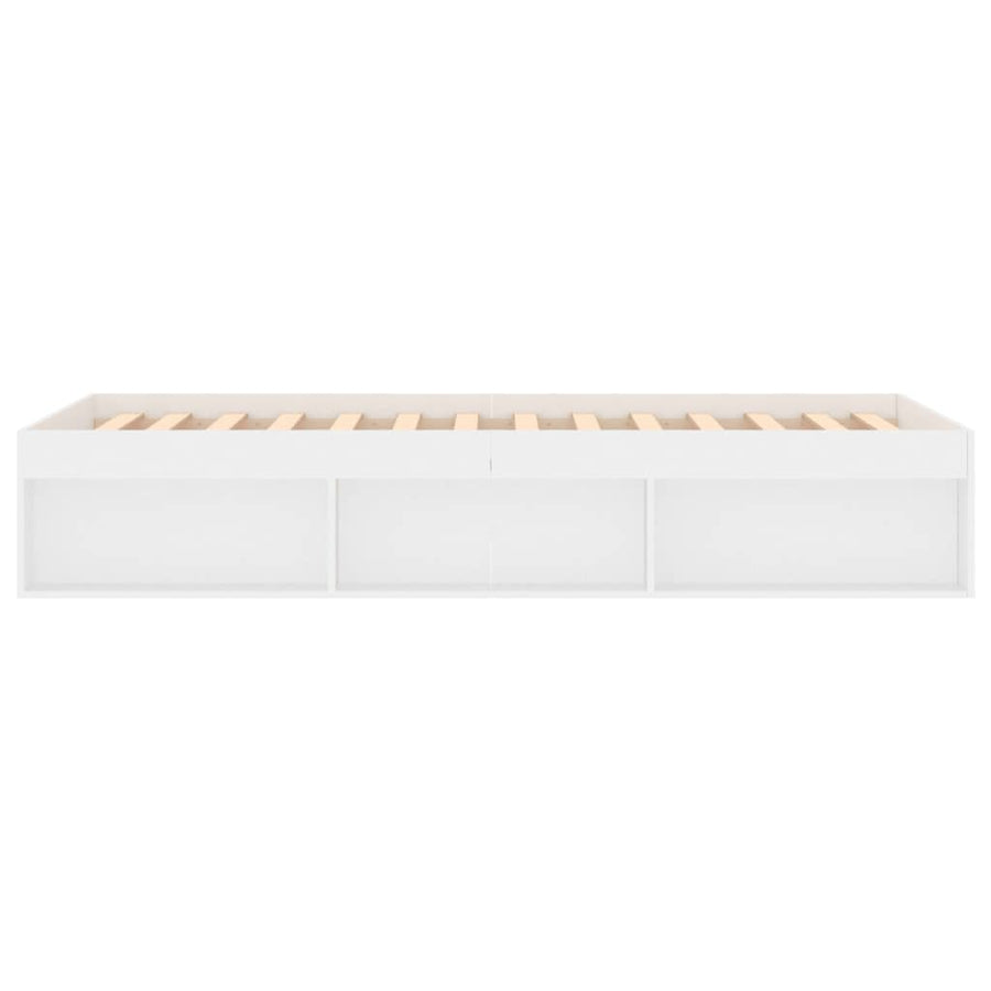 Bedframe 100 x 200 cm Wit