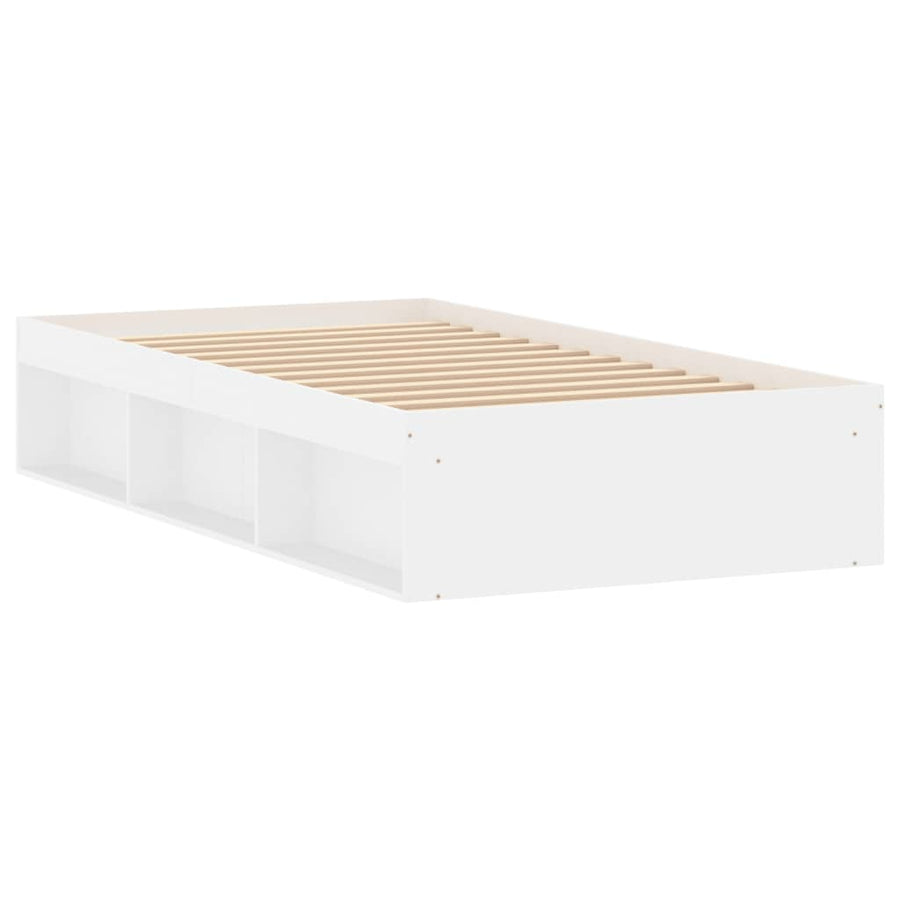 Bedframe 100 x 200 cm Wit