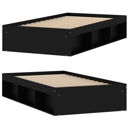 Bedframe 100 x 200 cm Zwart