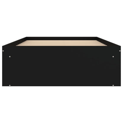 Bedframe 100 x 200 cm Zwart