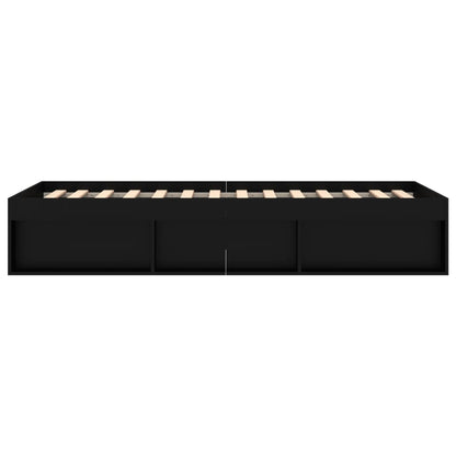Bedframe 100 x 200 cm Zwart