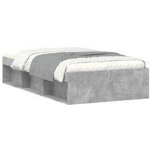 Bedframe 100 x 200 cm Betongrijs