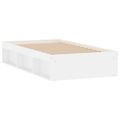 Bedframe 90 x 190 cm Wit