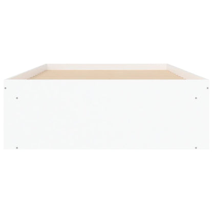 Bedframe 90 x 190 cm Wit