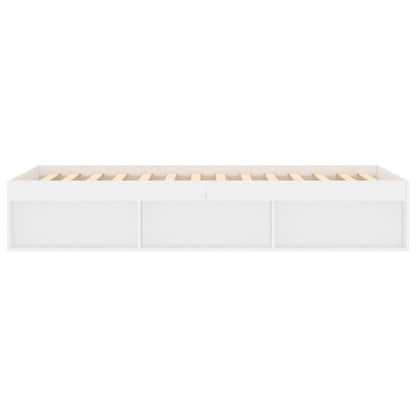 Bedframe 90 x 190 cm Wit
